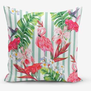 Obliečka na vankúš Minimalist Cushion Covers Flamingo Şerit, 45 × 45 cm