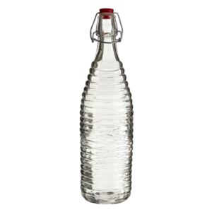 Sklenená fľaša Premier Housewares Clip, výška 32 cm