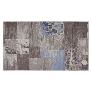 Modrý koberec Muriel Sento, 80 × 140 cm