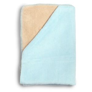 Detská modrá deka z mäkučkej bavlny YappyKids Sense, 75 × 100 cm