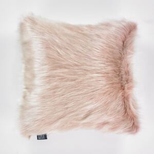Ružová obliečka na vankúš WeLoveBeds Fluffy, 50 × 50 cm