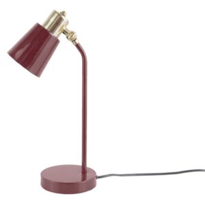 Červená stolová lampa Leitmotiv Classic