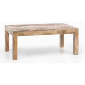 Konferenčný stôl z masívneho mangového dreva Skyport RUSTICA, 110 x 60 cm