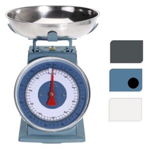 Váha kuchynská 5 kg RETRO modrá