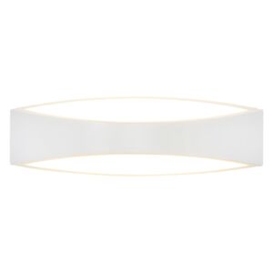 Biele nástenné svietidlo s LED svetlom SULION Selma