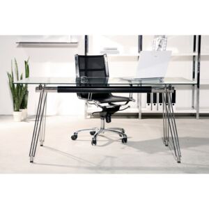 Sklenená stolová doska Kare Design Clear, 80 × 160 cm