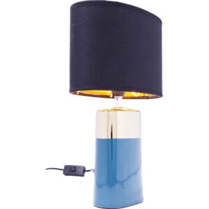 Modrá stolová lampa Kare Design Zelda, výška 32,5 cm
