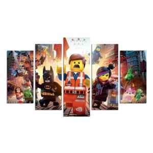 5-dielny obraz Lego