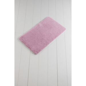 Ružová kúpeľňová predložka Minto Duratto, 100 × 60 cm