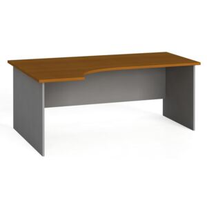 Ergonomický kancelársky pracovný stôl 180x120 cm, čerešňa, ľavý