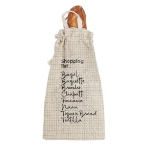 Látkový vak na chlieb Linen Bag Shopping, výška 42 cm