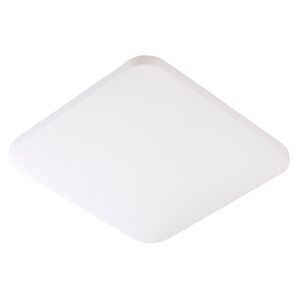 Biele štvorcové stropné svietidlo s ovládaním teploty farby SULION, 43 × 43 cm