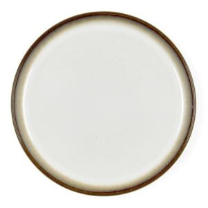Krémovobiely kameninový dezertný tanier Bitz Mensa, priemer 21 cm