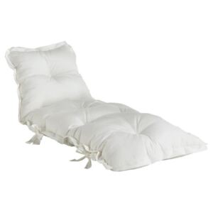 Bílý variabilný futón vhodný do exteriéru Karup OUT™ Sit&Sleep