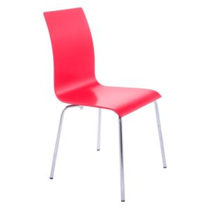 Červená jedálenská stolička Kokoon Classic