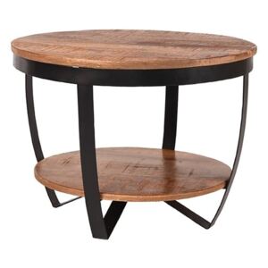Odkladací stolík s doskou z mangového dreva LABEL51 Rondo, ⌀ 60 cm