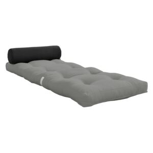 Variabilný sivý skladací matrac Karup Design Wrap Grey/Dark Grey