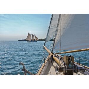 8-526 Obrazová fototapety Komar Sailing - loď, veľkosť 368 x 254 cm
