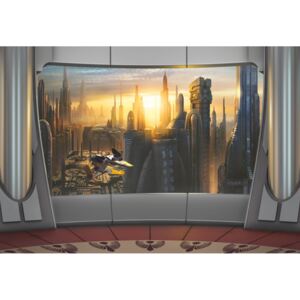 8-483 Obrazová fototapety Komar Star Wars Coruscant View, veľkosť 368 x 254 cm