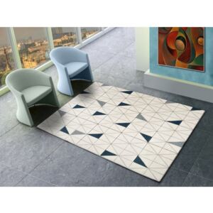 Biely koberec vhodný aj do exteriéru Universal Shuffle, 80 x 150 cm