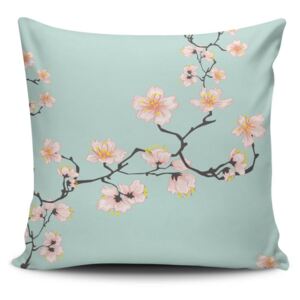 Vankúš s prímesou bavlny Cushion Love Pinkie Branch, 45 × 45 cm