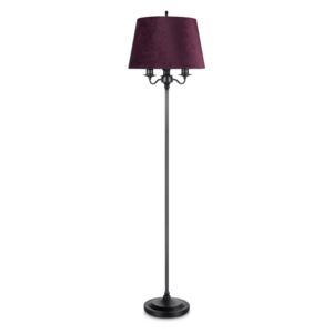Čierno-fialová stojacia lampa Markslöjd Jamie, ø 40 cm