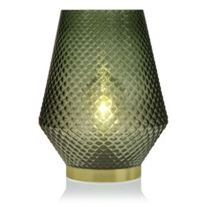 Zelená sklenená olejová LED lampa Versa Relax, ⌀ 21 cm