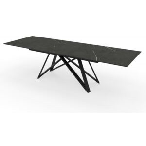 Jedálenský stôl Atlas 180-220-260cm keramika / grafit