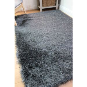 Tmavosivý koberec Flair Rugs Dazzle Charcoal, 80 × 150 cm