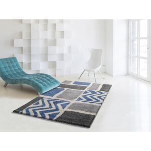 Sivo-modrý koberec vhodný aj do exteriéru Universal Kasbah Grey, 80 x 150 cm