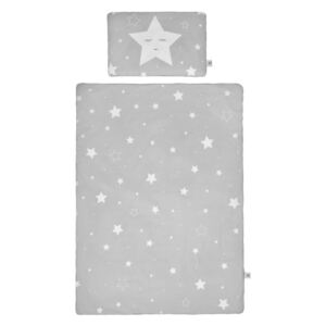 Set detskej bavlnenej prikrývky s vankúšom BELLAMY Shining Star, 140 × 200 cm