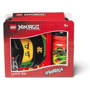 Set červeného desiatového boxu a fľaše na pitie LEGO® Ninjago Classic