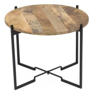 Konferenčný stolík s železnou konštrukciou WOOX LIVING Fera, ⌀ 53 cm