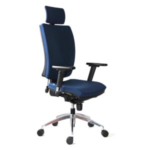 ANTARES Kancelárska pracovná stolička 1580 GALA ALU PDH modrá - URBAN Antares