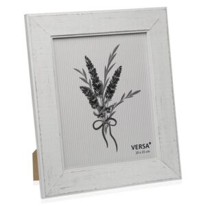 Drevený rámik na fotografiu Versa Madera Blanco, 20 × 25 cm