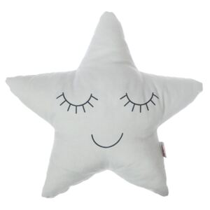 Svetlosivý detský vankúšik s prímesou bavlny Apolena Pillow Toy Star, 35 x 35 cm