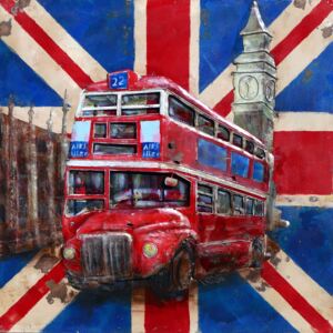 Falc Kovový obraz - Londýnsky autobus