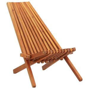 Skladacia vonkajšia stolička masívne akáciové drevo