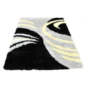 Kusový koberec Shaggy vlas 50 mm Lunke šedý, Velikosti 60x100cm
