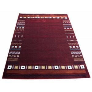 Luxusný kusový koberec Gabbei červený 80x150, Velikosti 80x150cm