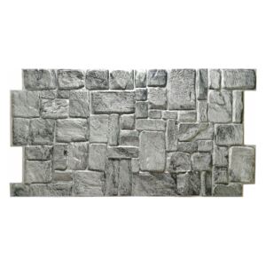 GARCE 3D PVC obklad Grey Stone Panel - šedý