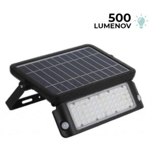LED line® Solárny LED reflektor LEDline 5W Neutrálna biela so senzorom pohybu