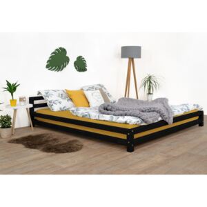 Benlemi Dvojlôžková posteľ Modern 160x190 cm Farba: Čierna