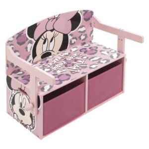 Detská lavica s úložným priestorom - Minnie Mouse