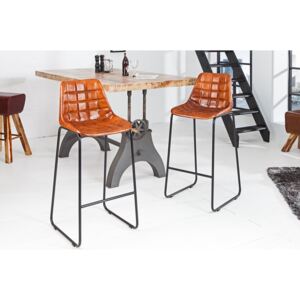 Barová stolička TAUR, 110 cm - hnedá