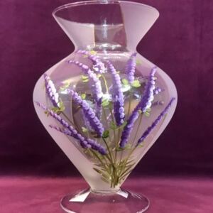 Darčeky.Online Maľovaná váza Levanduľa