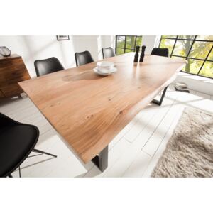 Jedálenský stôl MAMMOT 160 cm - prírodná - BHSK
