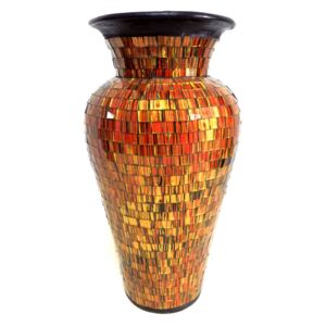 Váza DIVA zlatá 30 - 80 cm 40 cm