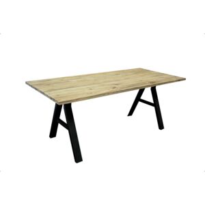 Jedálenský stôl TEAK, 200 cm - hnedá