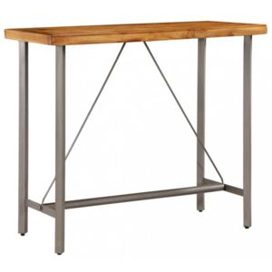 Barový stôl hnedá / čierna Dekorhome 120x58x106 cm